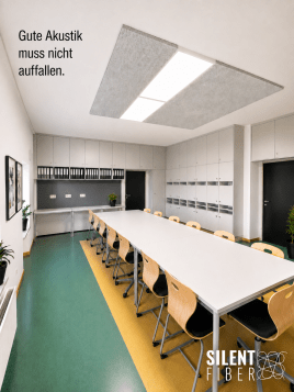 Akustik merkt man oft erst dann, wenn sie fehlt.