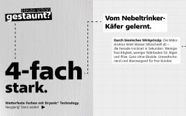 Fassadenfarbe die sich selbst schützt 💪