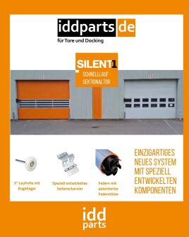Warum Silent1? Weil ein Schnelllauftor nicht laut sein muss!