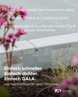 GALA-Quick – dauerhaft saubere Fugen, ganz ohne Bitumen.