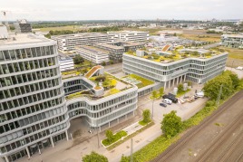 Wie Dachgärten moderne Bürogebäude aufwerten.