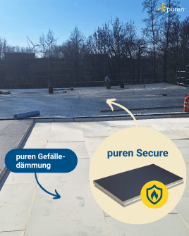 🔥Brandsichere Flachdachdämmung: puren Secure