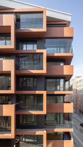Hochwertiger urbaner Wohnungsbau in der Hamburger HafenCity