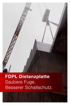 Schallbrücken im Treppenhaus vermeiden.