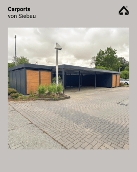 Carports mit Einhausungen