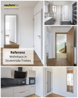 🏡🚪 Über 20 Türelemente für ein modernes Wohnhaus in Zeulenroda-Triebes