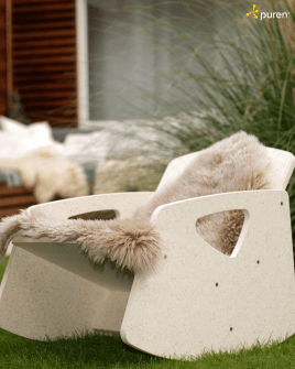 Für den Outdoor-Stuhl von Chilli Chair bildet purenit die konstruktive Basis