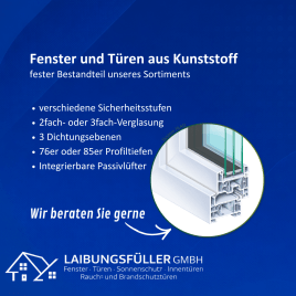 Kunststoff-Fenster und -Türen sind heute mehr als nur Bauelemente