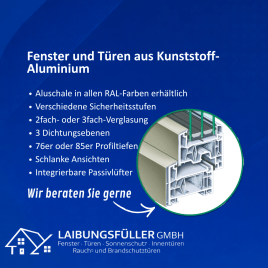 Die perfekte Kombi: Kunststoff und Aluminium