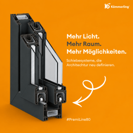 Kömmerling PremiLine 80 Schiebefenster/Schiebetür