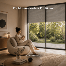 Für Momente ohne Publikum – Kömmerling Sichtschutz