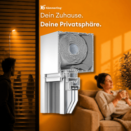 Dein Zuhause. Deine Privatsphäre – Kömmerling VariNova Aufsatzkasten
