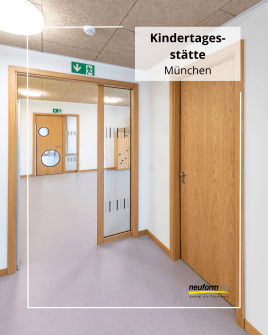 🏡🚪 Über 100 Türelemente für ein moderne Kindertagesstätte in München