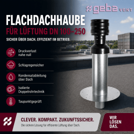 FDL Flachdachhaube für Lüftung
