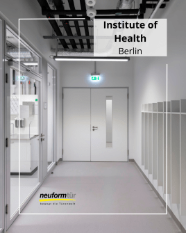 🏥 neuform-Türelemente im Institute of Health, Berlin 🔬
