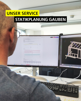 Unser Service: Statikplanung Gauben
