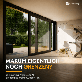 Kömmerling PremiDoor 76 – Warum eigentlich noch Grenzen?