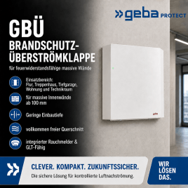 GBÜ Brandschutzüberströmklappe