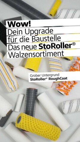 🟡 Grober Untergrund: StoRoller® RoughCoat