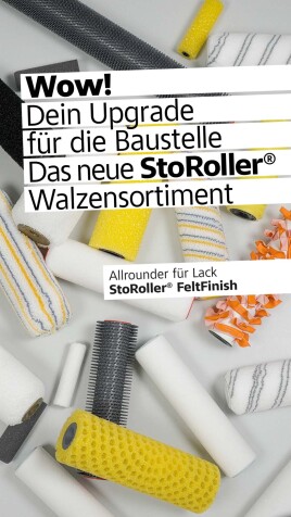 🩵 Der Allrounder für Lackarbeiten: StoRoller® FeltFinish