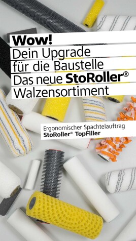 ⚫ Spachtelmassen schnell und gleichmäßig auftragen: StoRoller® TopFiller