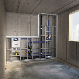 Flexibilität mit dem Geberit Installationssystem