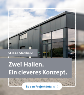 Energieeffizienter Hallenbau in Systembauweise
