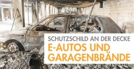 Feuerfestes Schutzschild an der Decke