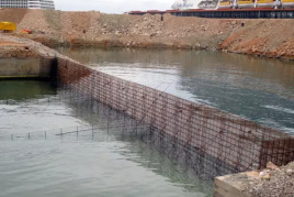 Vereinfachte Unterwasser-Betonage mit Stremaform® Abstellelement