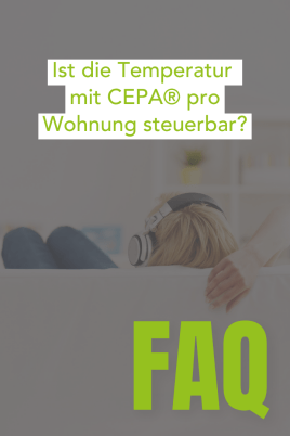Ist die Temperatur mit einer Energiefassade pro Wohnung steuerbar?