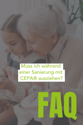 Muss ich während der Sanierung ausziehen?