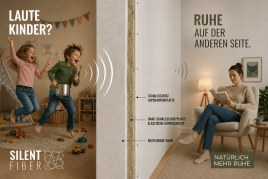 Laute Kinder? Kleb ihnen eine. 😄 Natürlich an die Wand.