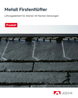 Metall Firstentlüfter von Ubbink