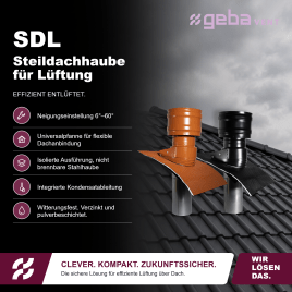 SDL Steildachhaube für Lüftung