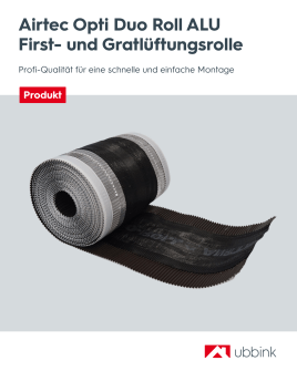Airtec Duo Roll ALU – für einen optimal belüfteten First- und Gratbereich. 🏠