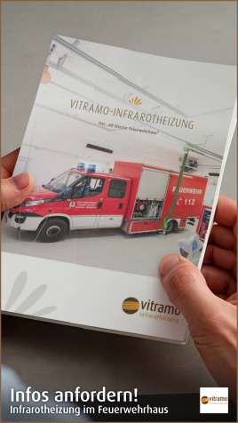Wärme für den Einsatzfall: Rein elektrisches Feuerwehrhaus mit Infrarotheizung