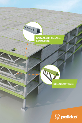Schlanke Geschosshöhen & freie Installationswege