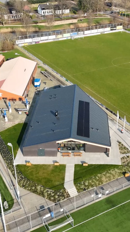 Neues Dach für Fußballverein BVCB in den Niederlanden ⚽