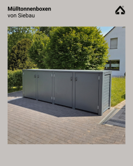 Mülltonnenboxen von Siebau