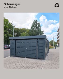 Einhausungen für Fahrräder