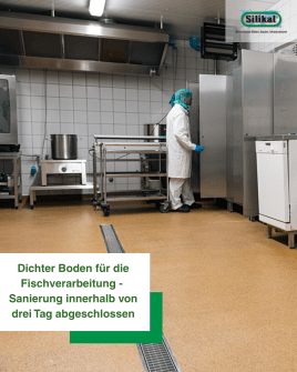 🐟 Dichter Boden für die Fischverarbeitung