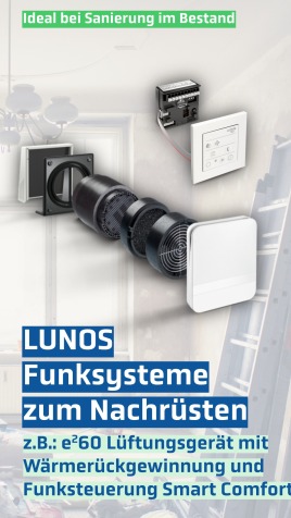 Sanieren mit LUNOS Funksystemen