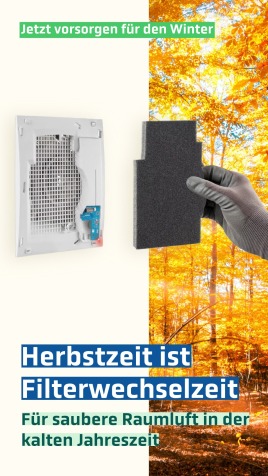Herbstzeit- Zeit für Filterwechsel