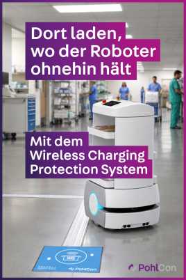 Wireless Charging – für Logistik, Labor oder Produktionshalle