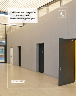 💧🚪Was müssen Türblätter und Zargen in Feucht- und Nassräumen leisten?