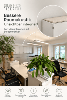 SilentROOT Torf-Akustikplatten – unsichtbar integriert, akustisch wirksam