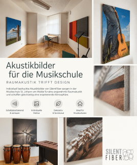Akustikbilder: Schallabsorption und individuelle Raumgestaltung 🎶
