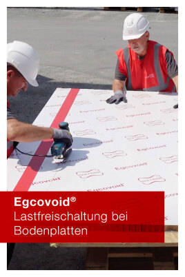 Anwendungsgebiete der Egcovoid® Setzungsplatte