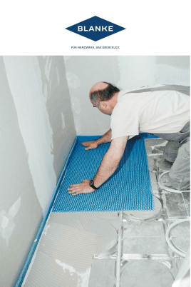 Flächenheizung verlegen mit der BLANKE PERMAT